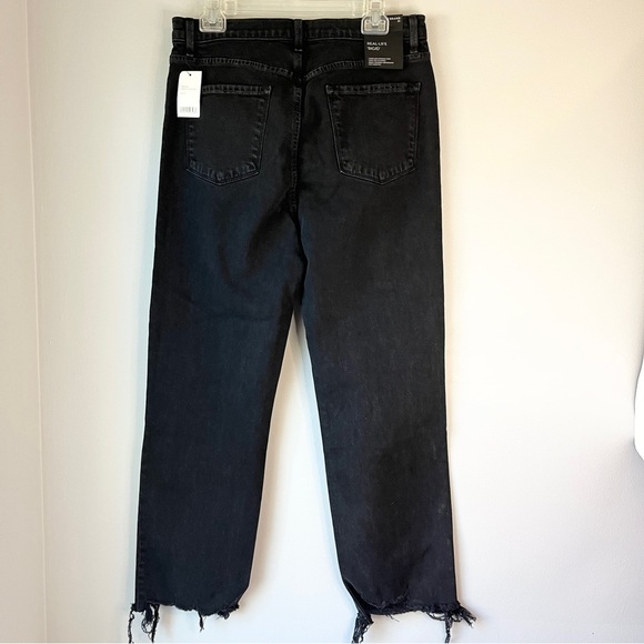 J Brand Jules Undercover Destruct Black Raw Hem Ankle Jeans - Picture 5 of 11